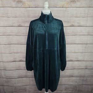 Anthropologie Saturday Sunday Rosalind Cozy Velvet Tunic Dress Small Oversized